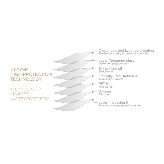 Protection d'&eacute;cran en verre tremp&eacute; Bord &agrave; Bord Incurv&eacute; pour Samsung Galaxy Note10+, Noir