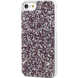 Case Rhinestone Bling case for Apple iPhone 6/6s/7/8, Pink Flambe & Silver