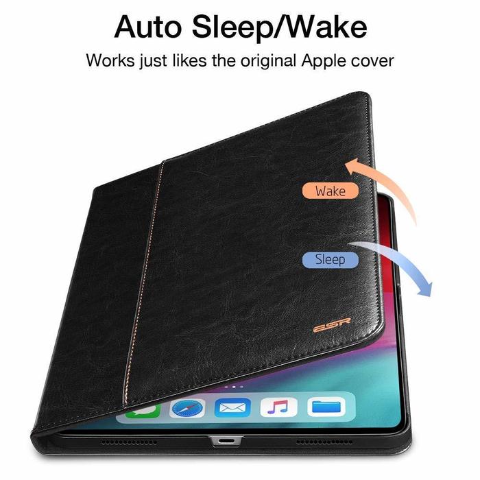 Leather Case Noire pour iPad PRO 11' (2018)