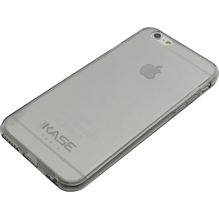 Coque ultra slim invisible pour Apple iPhone 6/6s 0,6mm Transparent Gris