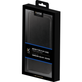 Coque clapet avec pochettes CB & stand pour Samsung Galaxy J5 (2016), Noir