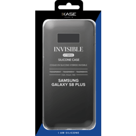 Coque hybride invisible pour Samsung Galaxy S8+, Transparent