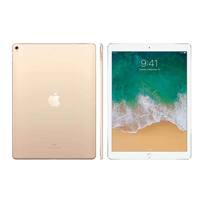 iPad Pro 12.9' (2017)  reconditionné 256 Go, Or, débloqué