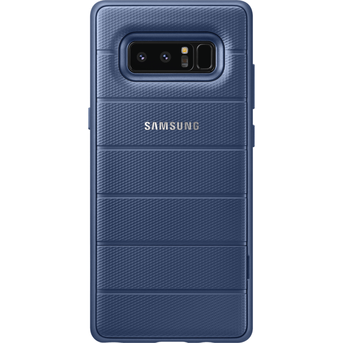 Coque renforc&eacute;e Stand Bleu fonc&eacute; pour Galaxy Note 8