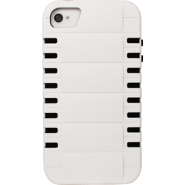 Coque pour Apple iPhone 4/4S, Anti-Shoc Rebonds Blanc