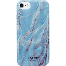 Case Marble Motif Silicone Case for Apple iPhone 6/6s/7/8, Cristalita Blue