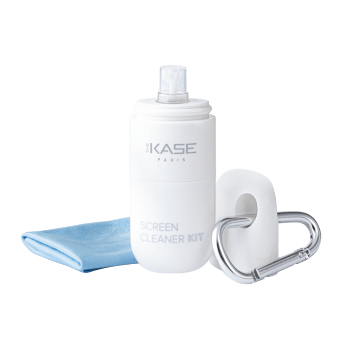 Spray antibactérien Eco-Clean 2-en-1 et kit de nettoyage d'écran en tissu microfibre