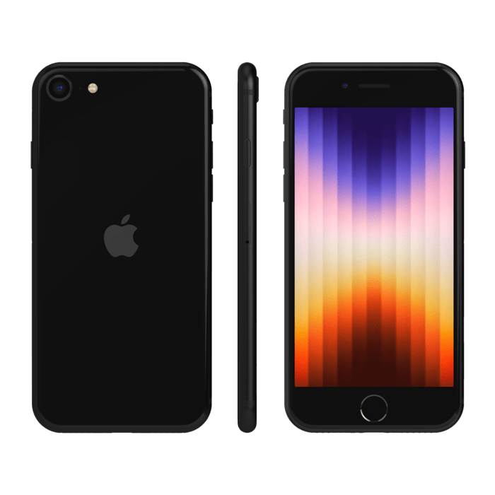 iPhone SE 2022 reconditionn&eacute; , Noir, d&eacute;bloqu&eacute;
