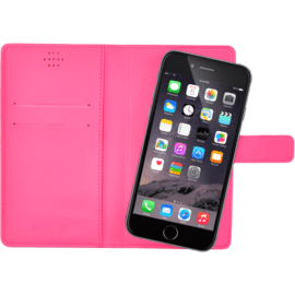 Coque clapet Universelle pour Smartphone (jusqu &agrave; 4.7 pouce), Rose Fandango