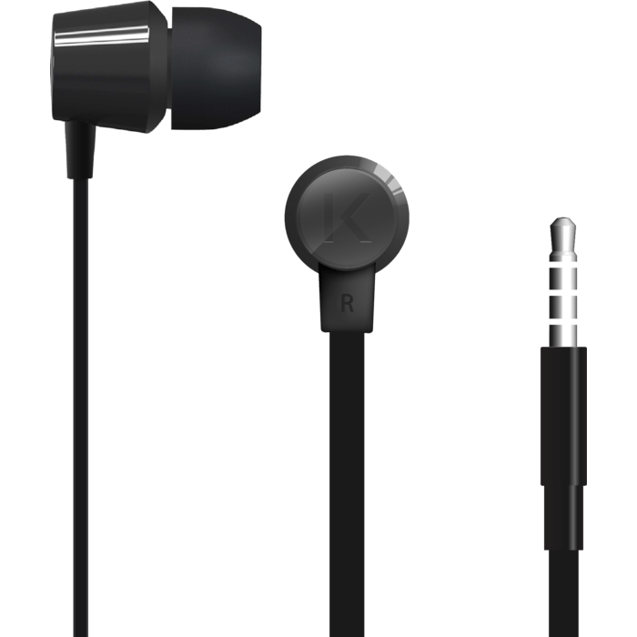 K Ecouteurs intra-auriculaires, Noir De Jais