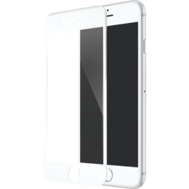 Protection d'écran en verre trempé Bord à Bord Incurvé pour Apple iPhone 7 Plus/ 8 Plus, Blanc