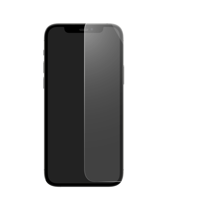 Protection d'&eacute;cran premium en verre tremp&eacute; pour Apple iPhone 12/12 Pro, Transparent