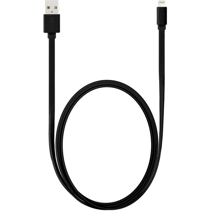 C&acirc;ble Lightning certifi&eacute; MFi Apple Charge/Sync (1M) Noir de Jais