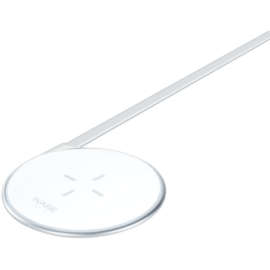 Case Universal Quick Charge Qi Wireless Charging Pad (7.5W/10W), Metallic Silver