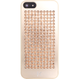 Coque ornée de cristaux Swarovski pour Apple iPhone 5/5s/SE, Or