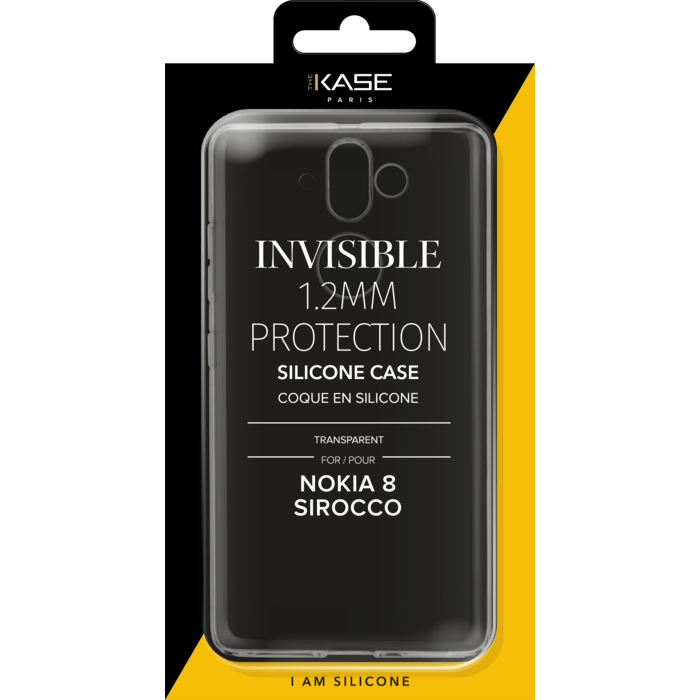 Coque Slim Invisible pour Nokia 8 Sirocco 1,2mm, Transparent