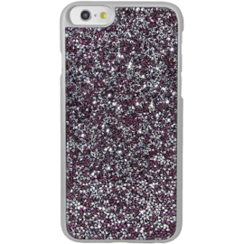 Coque Bling Strass pour Apple iPhone 6/6s, Pink Flambe & Argent