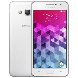 Case Galaxy Grand Prime reconditionné 8 Go, Blanc, débloqué