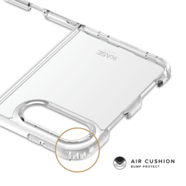 Coque hybride invisible fabriqu&eacute;e &agrave; 83 % de plastique recycl&eacute; pour Apple iPhone Duo, transparente
