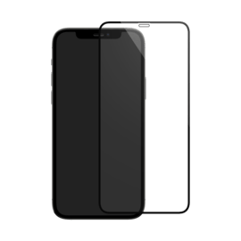 Protection d'écran en verre trempé (100% de surface couverte) pour Apple iPhone 12/12 Pro, Noir