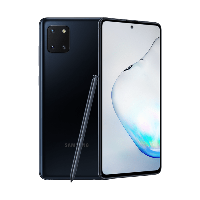 Galaxy Note10 Lite reconditionn&eacute; 128 Go, Noir, d&eacute;bloqu&eacute;