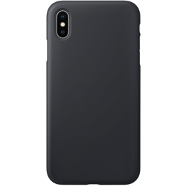 Anti-Shock Soft Gel Silicone Case for Apple iPhone XS Max, Satin Black