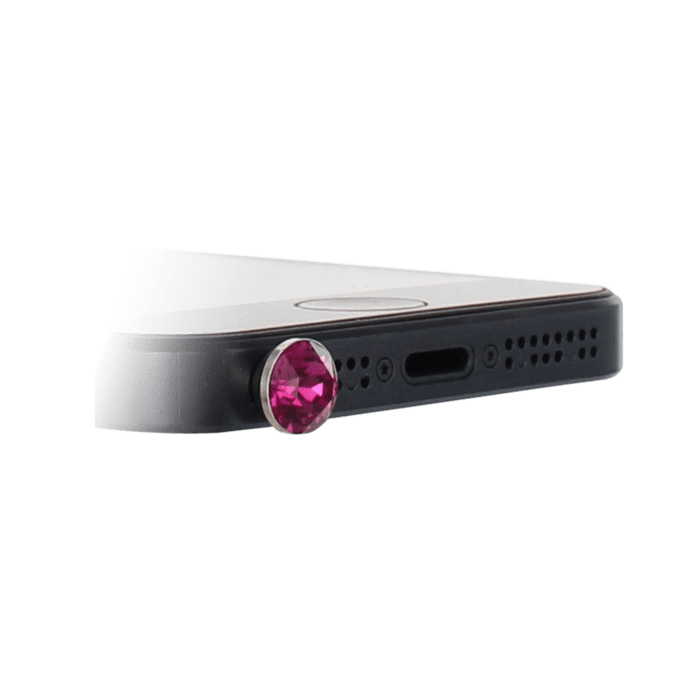 Plug orn&eacute; de cristaux Swarovski pour Apple iPhone 5, 2 en 1