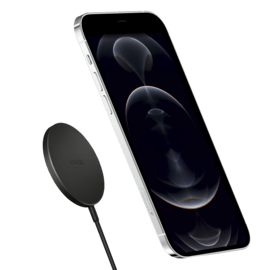 Magnetic Wireless Quick Charger (15W), Carbon Black
