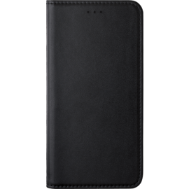 Folio flip case with card slot & stand for Huawei Y6 (2018) , Black