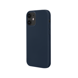 Coque en Gel de Silicone Doux pour iPhone 12 mini, Bleu Oxford