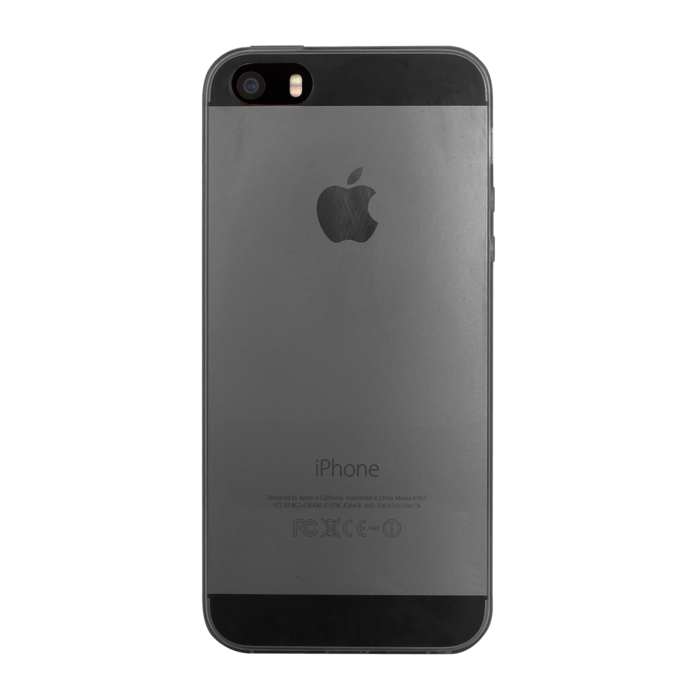 Coque pour Apple iPhone 5/5s/SE, Ultra Slim 0,6mm Transparent Noir