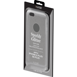 Coque slim&nbsp;paillet&eacute;e &eacute;tincelante pour Apple iPhone 6 Plus/6s Plus, Argent