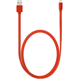 C&acirc;ble Lightning certifi&eacute; MFi Apple Charge/Sync (1M), Rouge Ardent