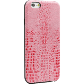 Case Case for Apple iPhone 6/6s, motif croco, Coral
