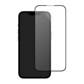 Protection d'&eacute;cran en verre tremp&eacute; (60% verre tremp&eacute; recycl&eacute;) pour Apple iPhone 13/13 Pro/14/16e/17e, Noir
