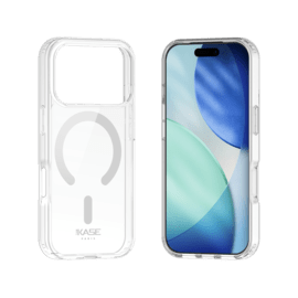 Coque antibact&eacute;rienne antichoc magn&eacute;tique invisible Fabriqu&eacute; Avec du 75% Plastique Recycl&eacute; pour Apple iPhone 17 Pro, Transparente