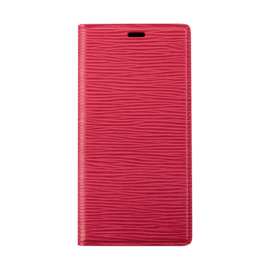 Diarycase 2.0 Coque clapet en cuir v&eacute;ritable avec support aimant&eacute; pour Apple iPhone 12/12 Pro, Rouge Bordeaux