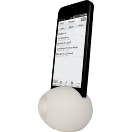 Oeuf Amplificateur de son pour Apple iPhone 4/4S, Blanc