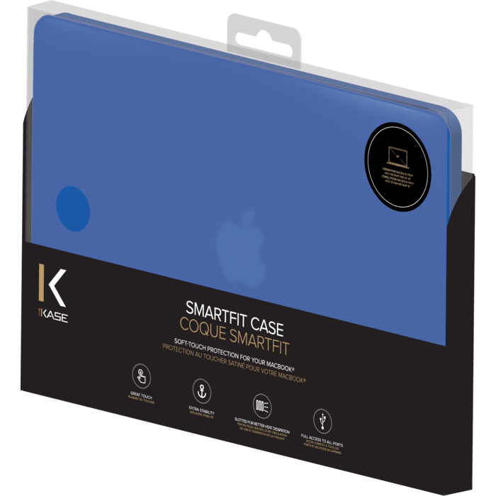 SmartFit Coque int&eacute;grale pour Apple MacBook Pro avec &eacute;cran Retina 15 pouces, Bleu