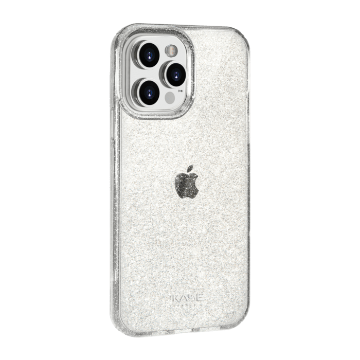 Invisible Sparkling Hybrid Case for Apple iPhone 13 Pro, Transparent