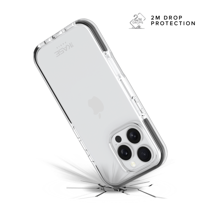 Coque Sport mesh pour 60% de plastique recycl&eacute; Apple iPhone 16 Pro, Noir