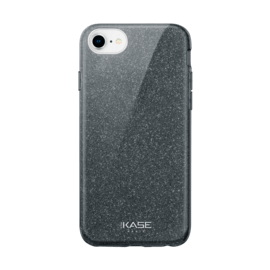 Custodia sottile scintillante scintillante per Apple iPhone 7/8 / SE 2020, nera