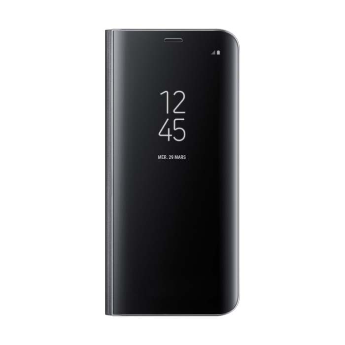 Clear View cover noir avec fonction Stand pour Samsung Galaxy S8