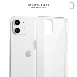 Coque hybride invisible pour Apple iPhone 12 mini, Transparente