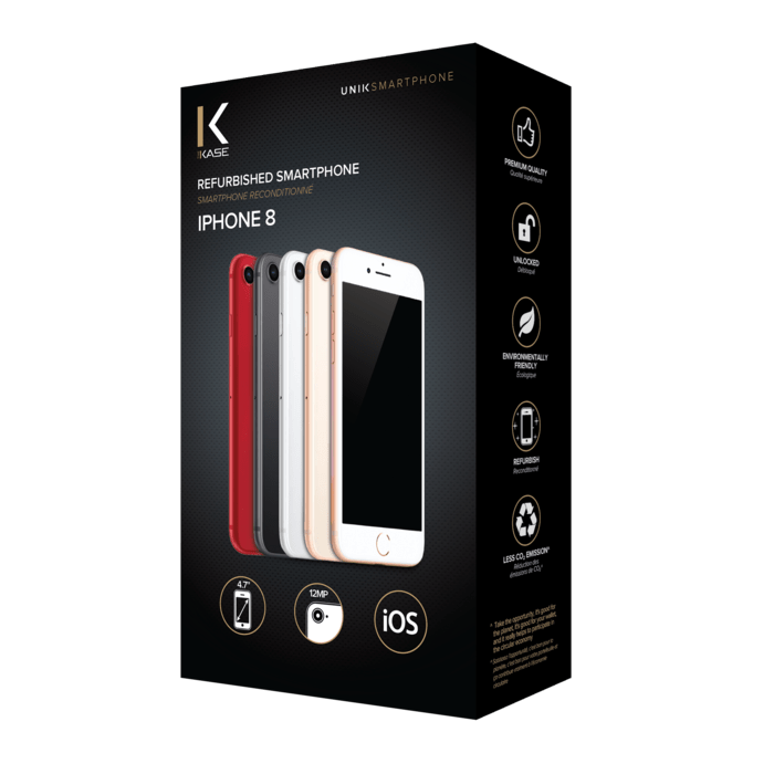 iPhone 8 reconditionn&eacute; 256 Go, Rouge, d&eacute;bloqu&eacute;
