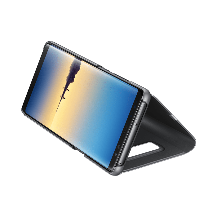 Clear View cover Stand - Noir pour Galaxy Note 8