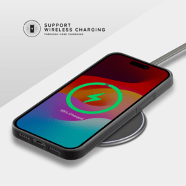 Etui & Coque robuste magnétique 2-en-1 pour Apple iPhone 15 Plus, Noir Onyx