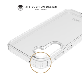 Coque hybride invisible pour Samsung Galaxy S23 FE 5G, Transparente