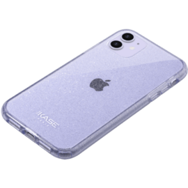 Coque hybride &eacute;tincelante invisible pour iPhone Apple 11, Violet