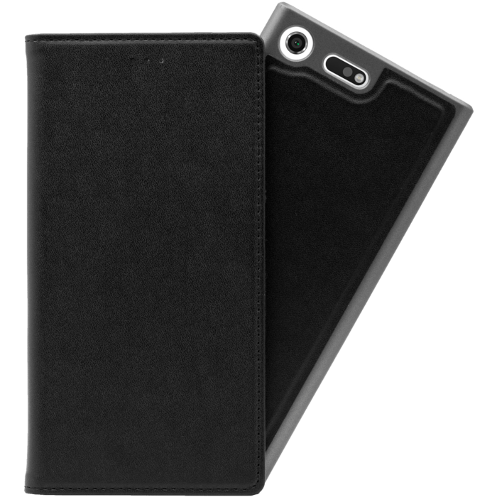 &Eacute;tui et Coque slim magn&eacute;tique 2-en-1 pour Sony Xperia XZ Premium, Noir